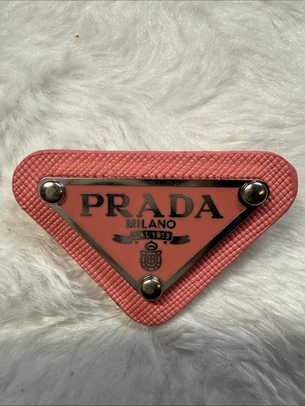 Salmon Triangle Logo  Charm Badge